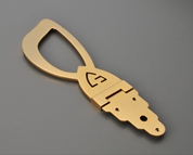 Vintage Guild tailpiece after restoration.